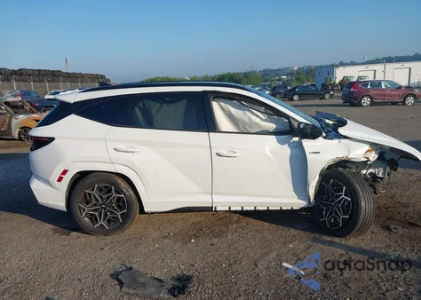 2024 Hyundai Tucson Hybrid N Line from USA, damaged, VIN KM8JFCD12RU189601